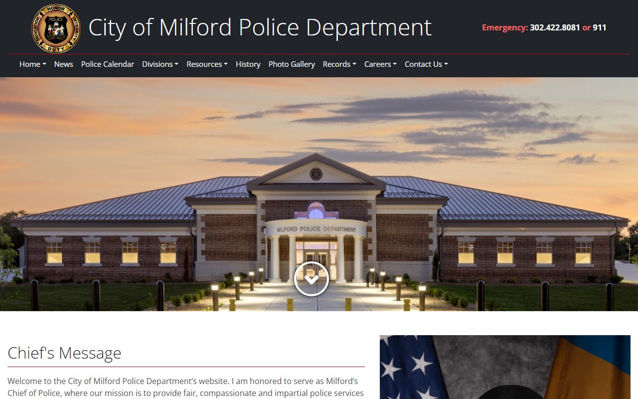 Milford Police Department records and forms for Booking Releases